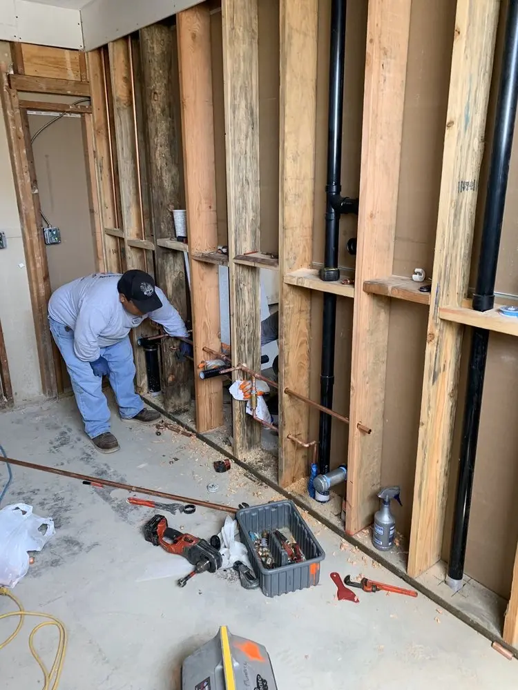 Commercial rough-in plumbing for Water Heater Replacement in Bartonville